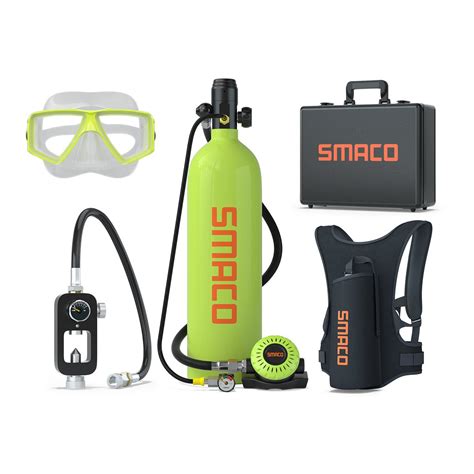 Smaco S700 Plus 2l Scuba Tank Portable Mini Scuba Diving Tank Smacodive