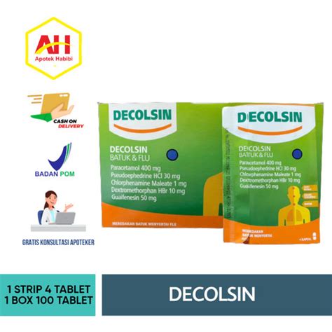 Jual Decolsin Dekolsin Strip Isi Kapsul Strip Kab Kuningan