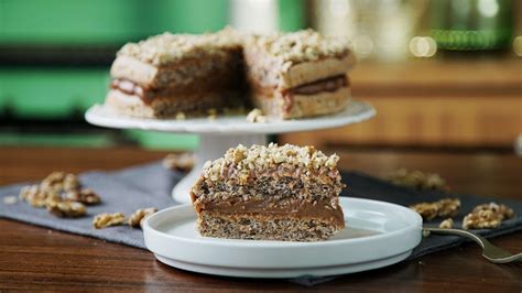 Torta De Nuez Y Dulce De Leche Muy Esponjosa Y Con Un Sabor