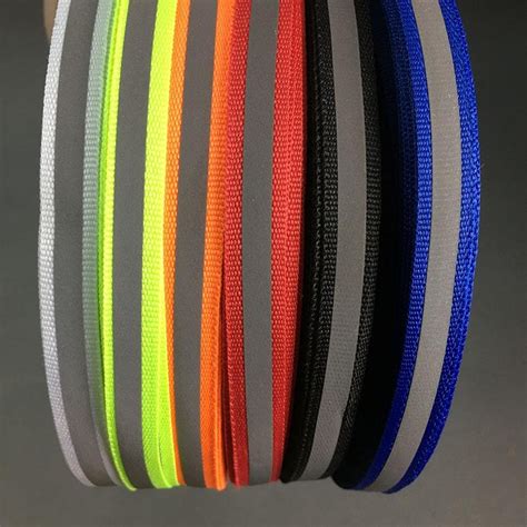 Custom Made High Strength Polyester Reflective Webbing Tape Oem Service