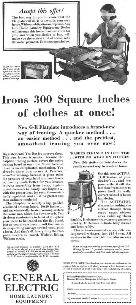 Vintage Appliance Advertisements Part Twenty Six