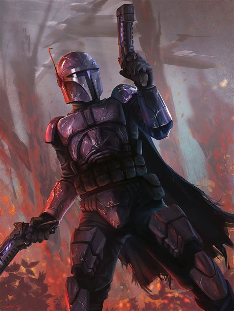 Mandalorian Armor Fan Art