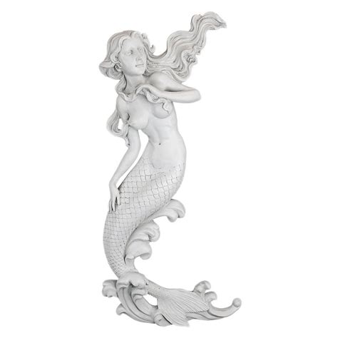 Design Toscano 33 In H Mermaid Of Langelinie Cove Wall Sculpture Eu6424 The Home Depot