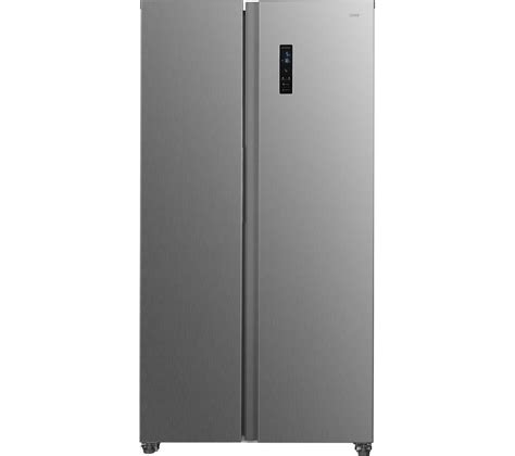 £455 - Best Price | LOGIK LSSBSS23 American-Style Fridge Freezer - Inox ...