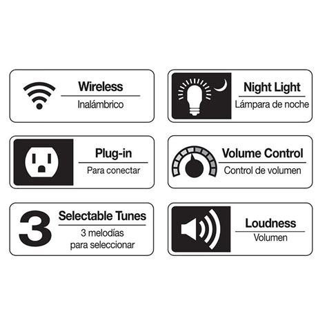 Hampton Bay Wireless Plug In Door Bell Night Light Kit Pricetronic