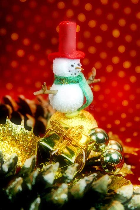 Snow Man Stock Photo Image Of Party Clause Festive Tree 218394