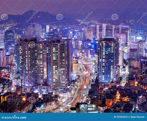 Seoul Gangnam District Royalty Free Stock Image - Image: 29594376