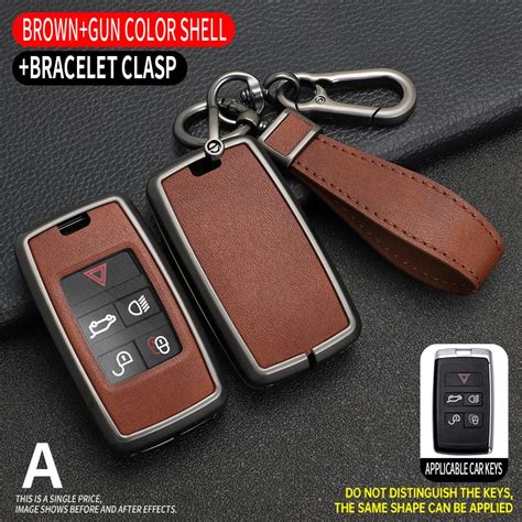 Zinc Alloy Car Remote Key Case Cover Shell Fob For Land Rover Range