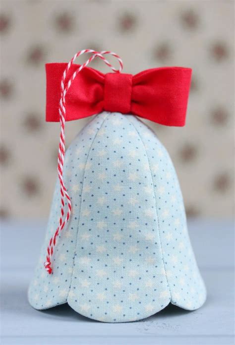 PDF Christmas Bell Sewing Pattern Fabric Christmas Ornament Etsy