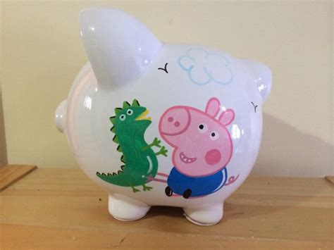 Personalized Large Peppa. Piggy Bank-Newborns Girls | Etsy