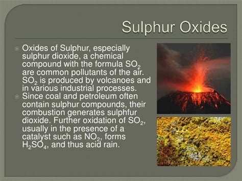 Air Pollution and Sulphur Dioxide