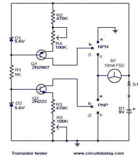 Pnp Transistor Switch Circuit Diagram Wiring Flow Line