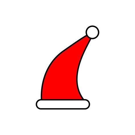 Santa Claus cap. Christmas cap. 4657790 Vector Art at Vecteezy