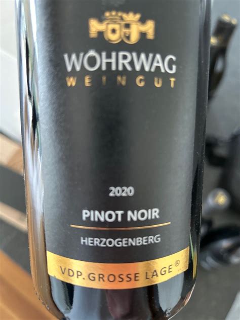 Weingut W Hrwag Untert Rkheimer Herzogenberg Sp Tburgunder Gro Es