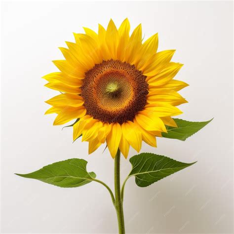 Premium AI Image | High Resolution Sunflower Png For Realistic Commercial Photography