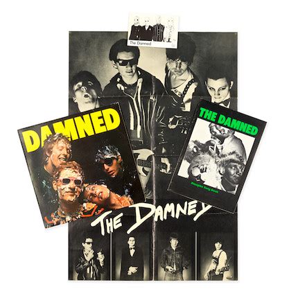 Bonhams : The Damned Damned Damned Damned Vinyl Debut Album And Related Items, 1970s,