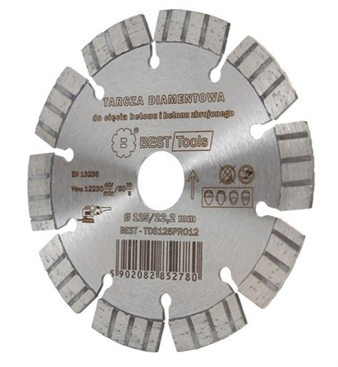 Tarcza Diamentowa Segmentowa Best Tiger 125 X 22 2 Mm Do Szlifierki