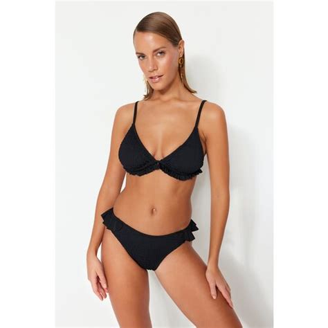 Trendyol Bikini Top Black Plain EPonuda