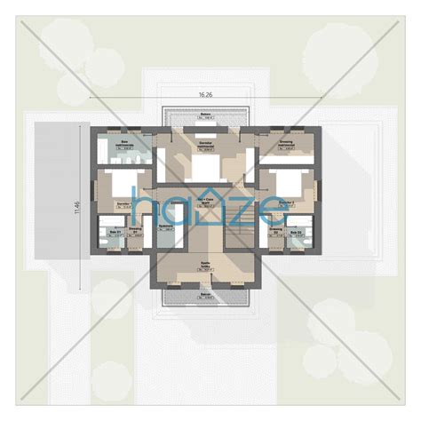 proiect casa parter  etaj  dormitoare emily mp
