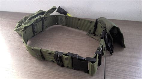 Mavin Large Lc2 Pistol Belt Olive Green Us Military Alice Web Gear