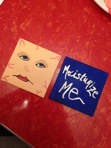 Doctor Who Cassandra Moisturize Me Mini Canvases