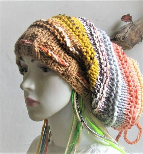 Dreads Long Tube Hat Beanie Dreadlock Sock Oversized Slouchy Unisex