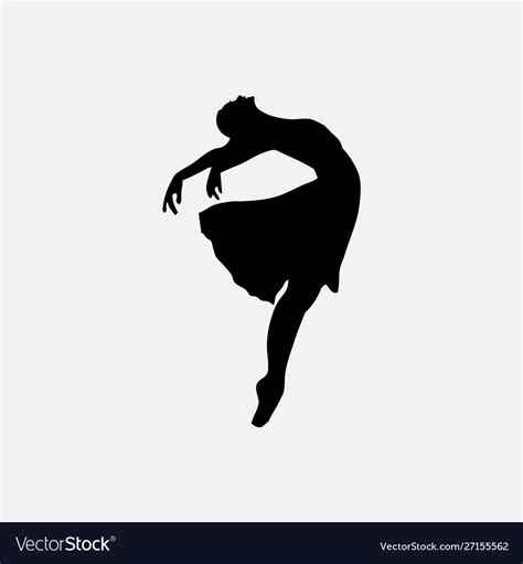 Classical ballet figure dancer Royalty Free Vector Image