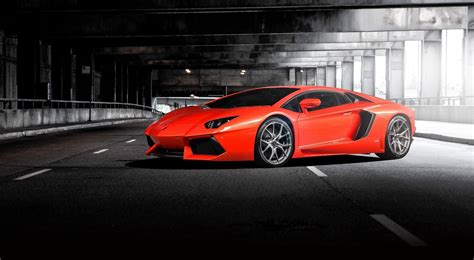 Fondos de pantalla vehículo Lamborghini Aventador Coches rojos