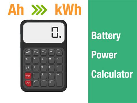 Battery Power Calculator - Energie Panda