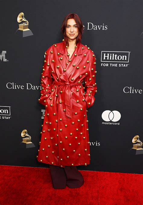 Dua Lipa Wore Valentino Haute Couture To The Clive Davis Pre Grammy