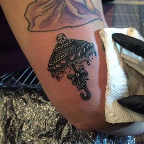 Alexandra Fische Tattoos On Instagram A Wee Lace Parasol I Made At