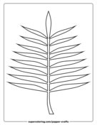 Fern Leaf Template Free Printable Papercraft Templates