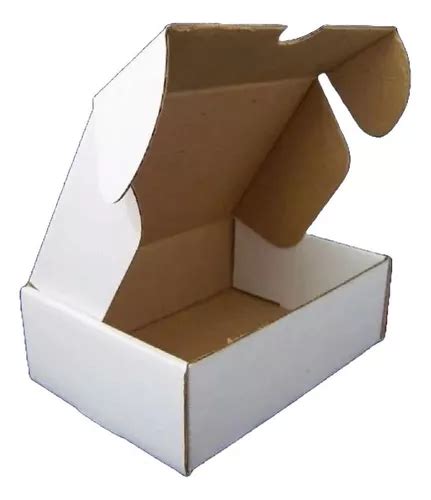 Caixa De Papelão Tipo Montável Tam 16x11x5 Branca C 500