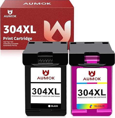 Aumok Xl Cartuchos De Tinta Remanufacturado Para Hp Xl Negro Y