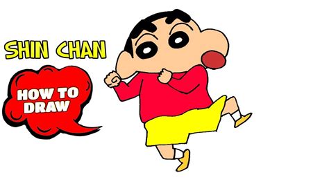 How To Draw Shin Chan Drawing Easy Youtube