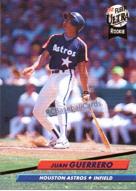 Juan Guerrero Astros Ultra Rookie Baseball Cards