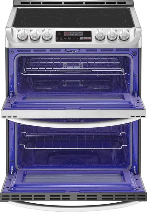 Lg Lte4815st 30 Inch Slide In Electric Smart Range With 5 Element Burners Double Oven 73 Cu