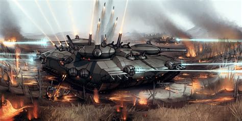 concept tanks: Tank concept art by Anthony Scroggins