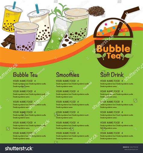 The Bubble Tea Menu Is Ready To Be Eaten