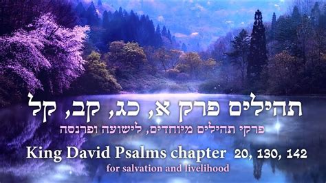 פרקי תהילים מיוחדים לישועה ופרנסה Special King David Psalm For Salvation And Livelihood