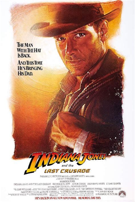 Affiche Du Film Indiana Jones Et La Dernière Croisade Acheter Affiche