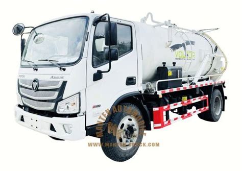 Customizable Foton Aumark 4X2 LHD Rhd 5000liters 6cbm 7m3 Sewage