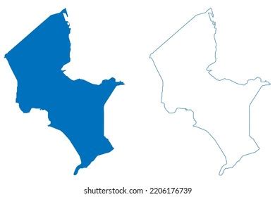 Ijsselmeer Lake Kingdom Netherlands Map Vector Stock Vector (Royalty ...