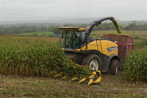 New Holland FR920 Self Propelled Forage Harvester Filling A Smyth