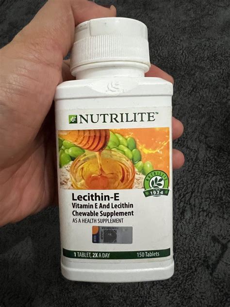 Amway Nutrilite Lecithin E Tab Health Nutrition Health