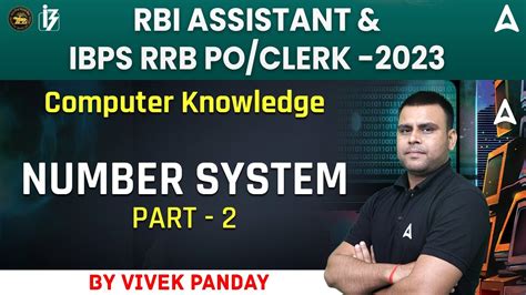 Number System Computer Knowledge For Bank Exams RBI Assistant