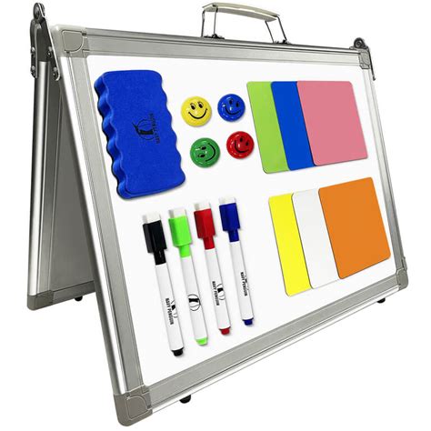 Desktop Whiteboard Double Sided Navy Penguin