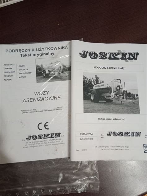 W Z Asenizacyjny Joskin Rok Jak Nowy Beczkow Z Beczka Uromin