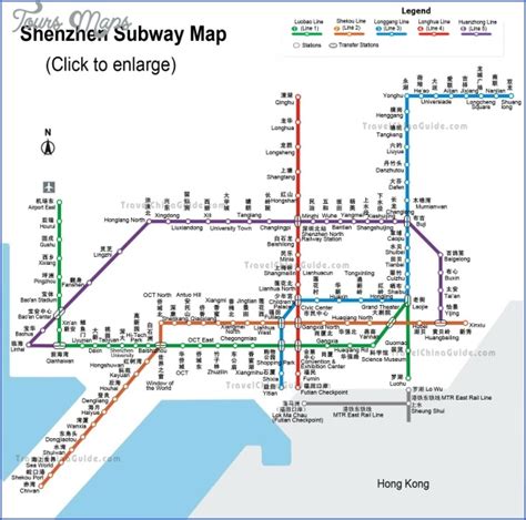 Shenzhen Bus Map In English Toursmaps