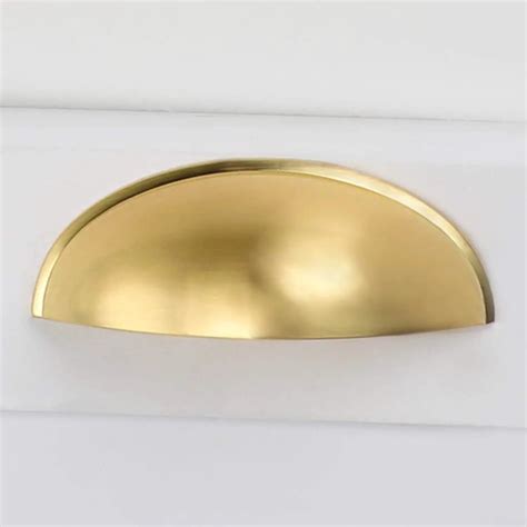 Golden Warm Brushed Brass Cabinet Pulls - LE CHÂTEAU DE PIERRE